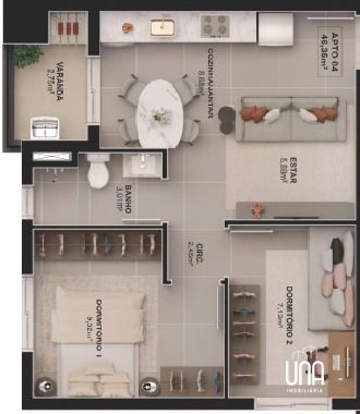 Apartamento, 2 quartos, 46 m² - Foto 15