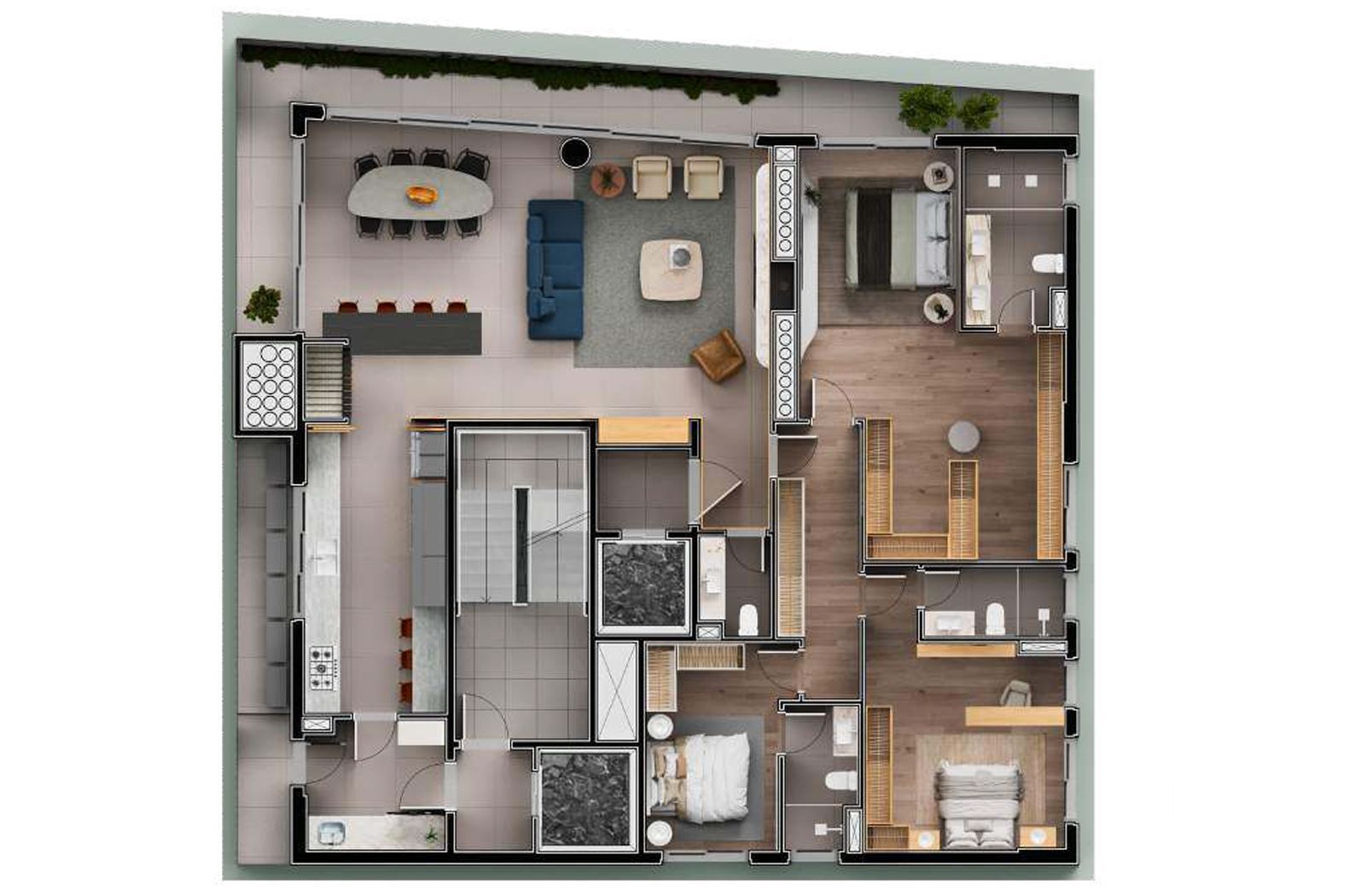 Apartamento, 3 quartos, 228 m² - Foto 16