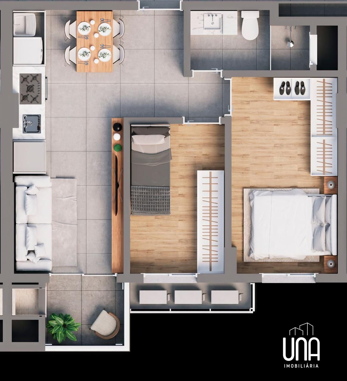Apartamento, 2 quartos, 50 m² - Foto 19