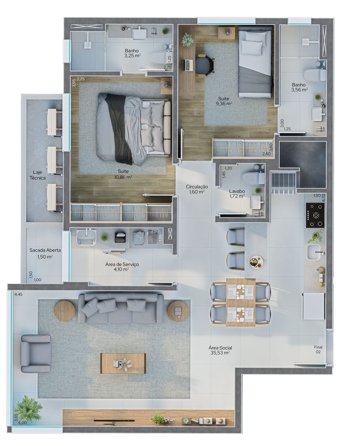 Apartamento, 2 quartos, 83 m² - Foto 14