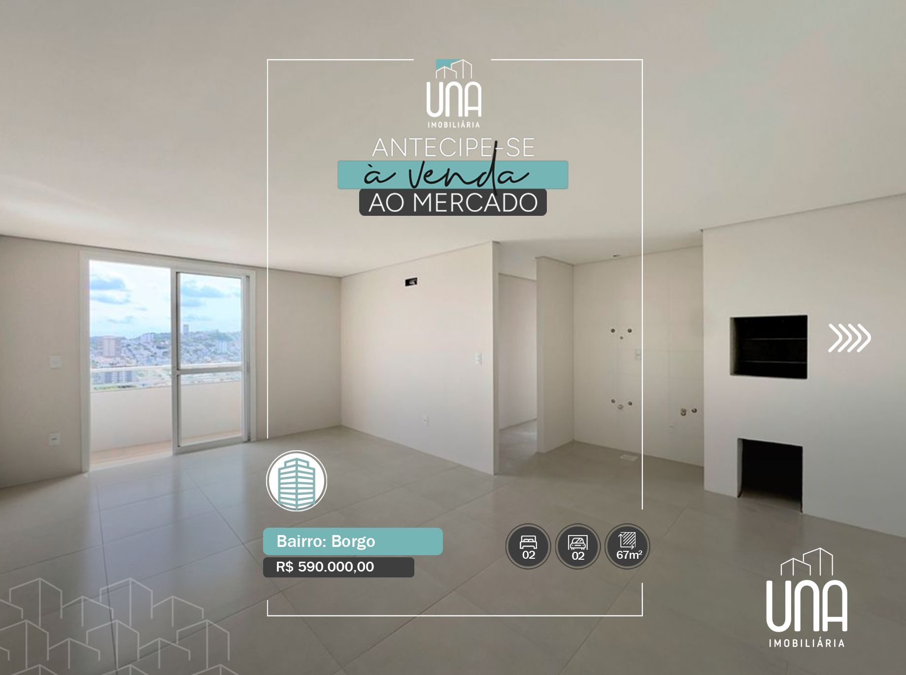 Apartamento, 2 quartos, 67 m² - Foto 1
