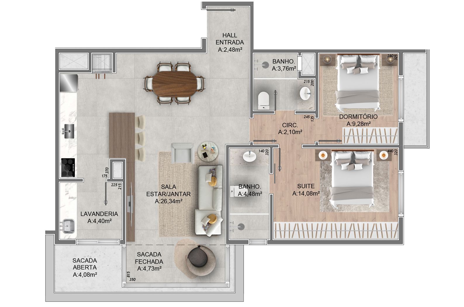 Apartamento, 2 quartos, 102 m² - Foto 15