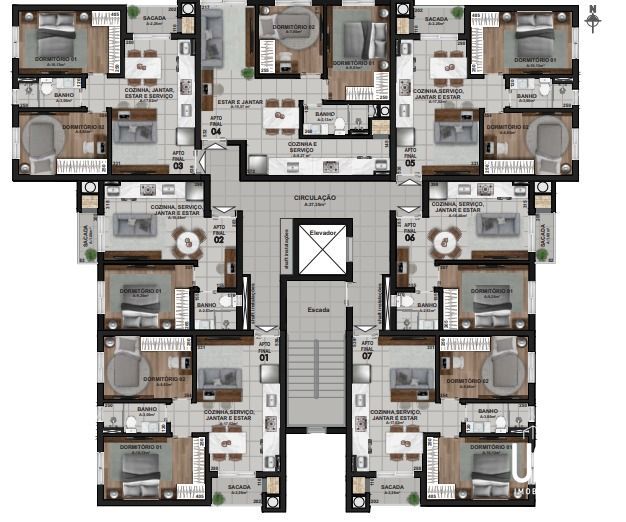 Apartamento, 2 quartos, 50 m² - Foto 17