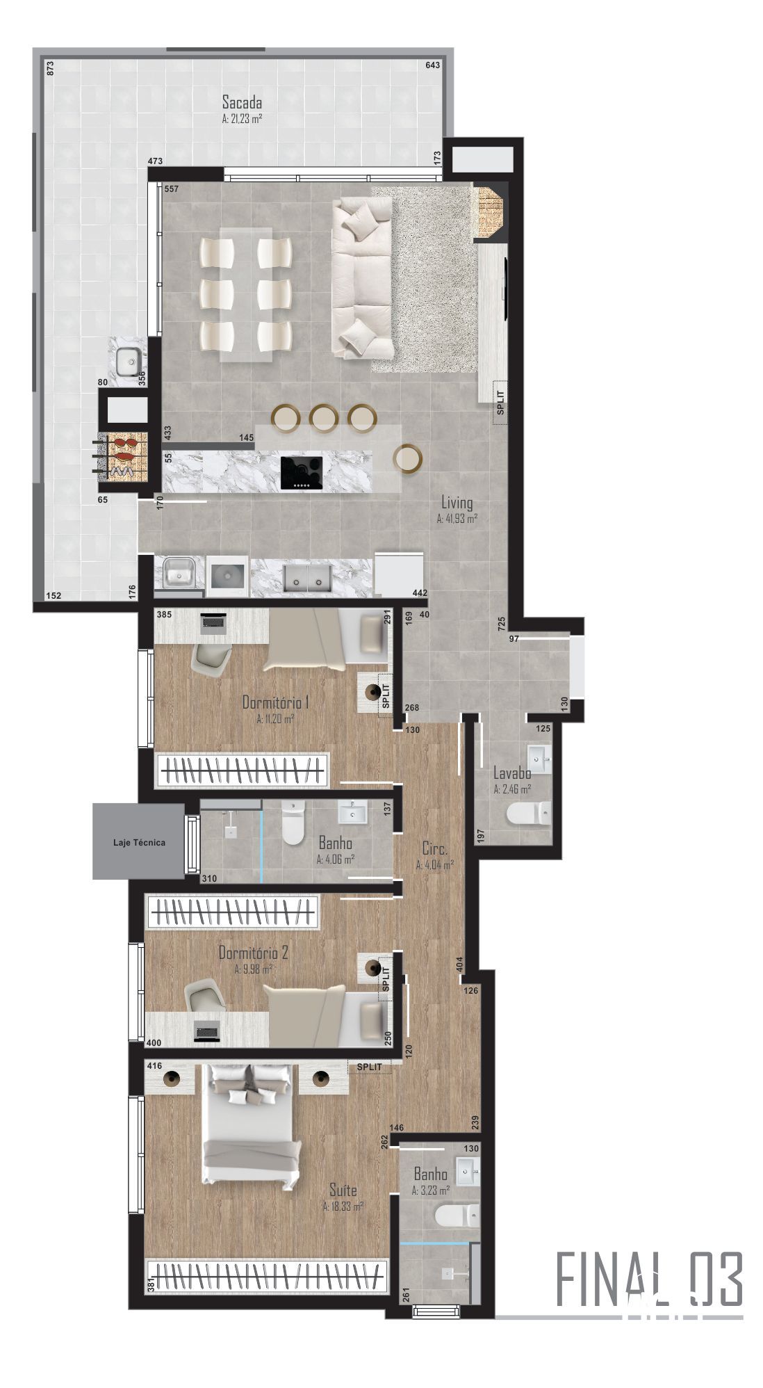 Apartamento, 3 quartos, 137 m² - Foto 19