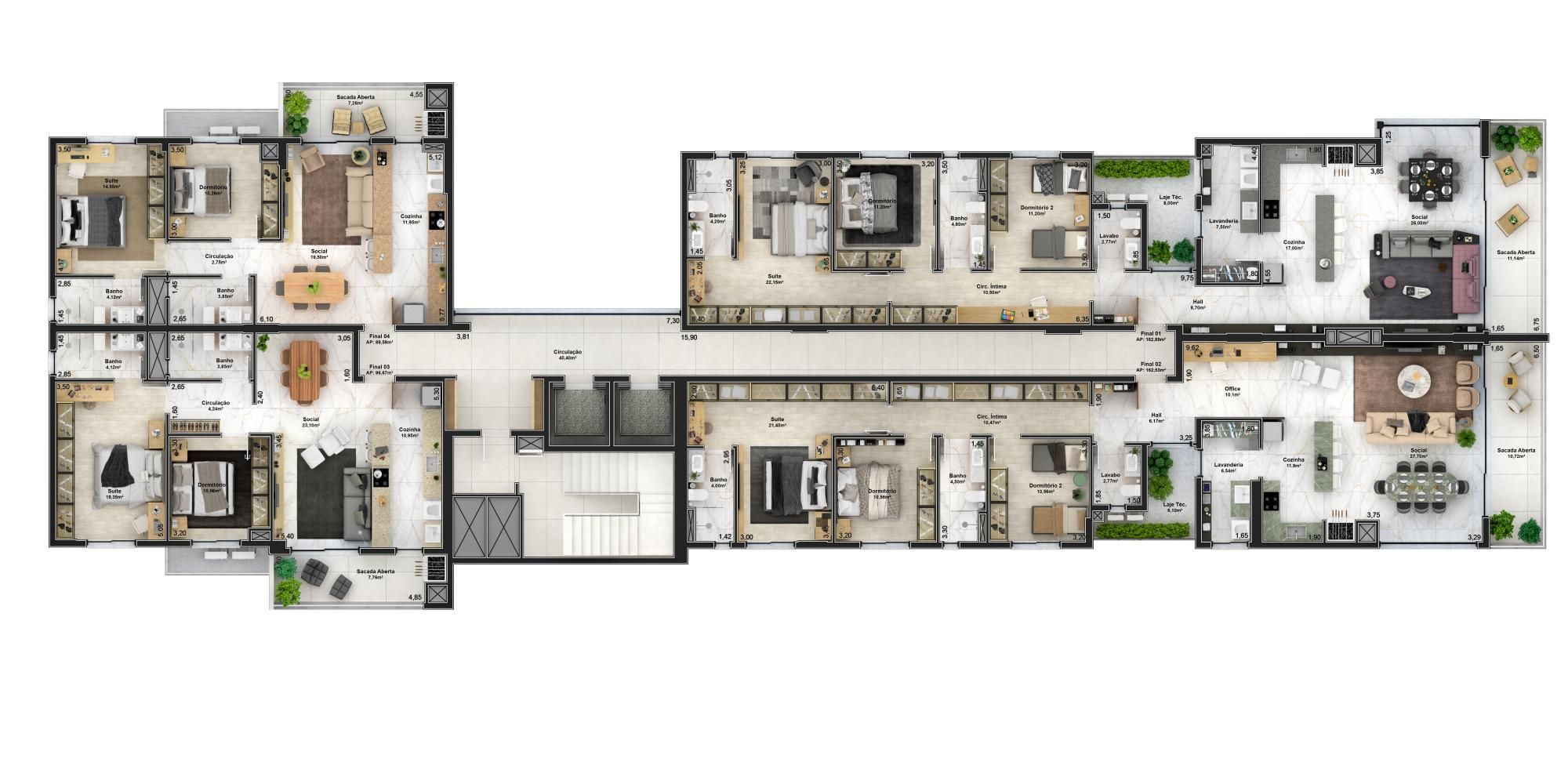 Apartamento, 3 quartos, 162 m² - Foto 13