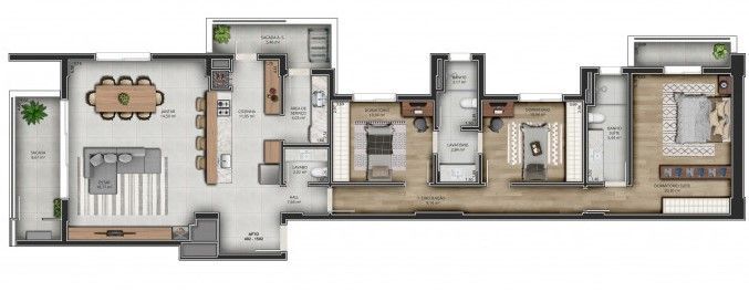 Apartamento, 3 quartos, 166 m² - Foto 28