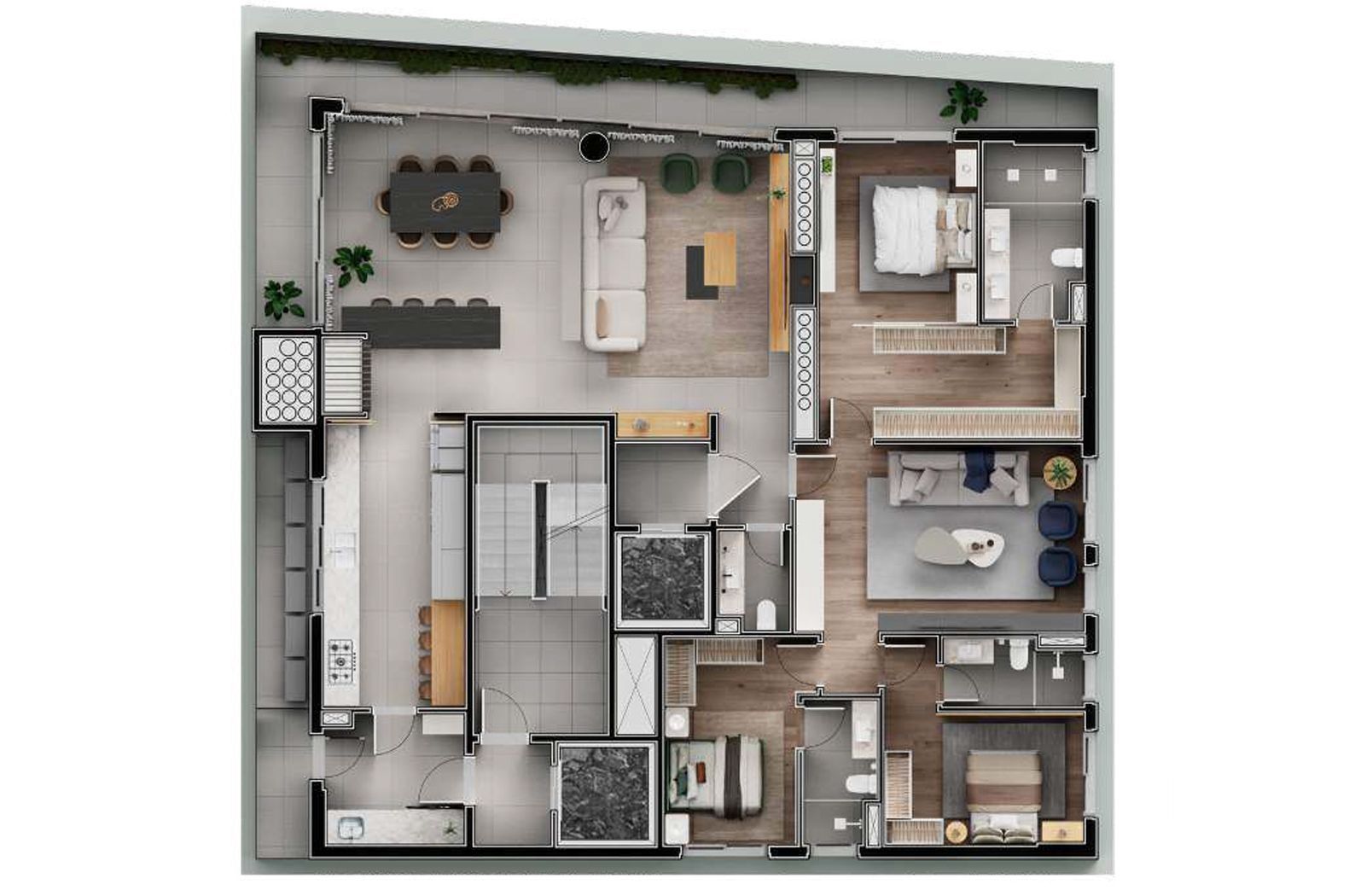 Apartamento, 3 quartos, 228 m² - Foto 13