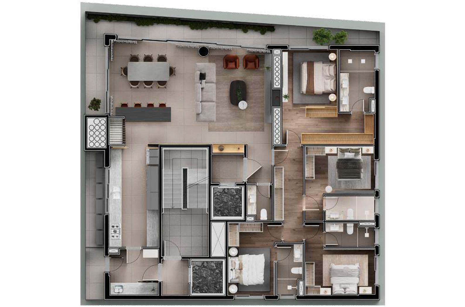 Apartamento, 3 quartos, 228 m² - Foto 14