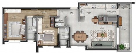 Apartamento, 2 quartos, 105 m² - Foto 22