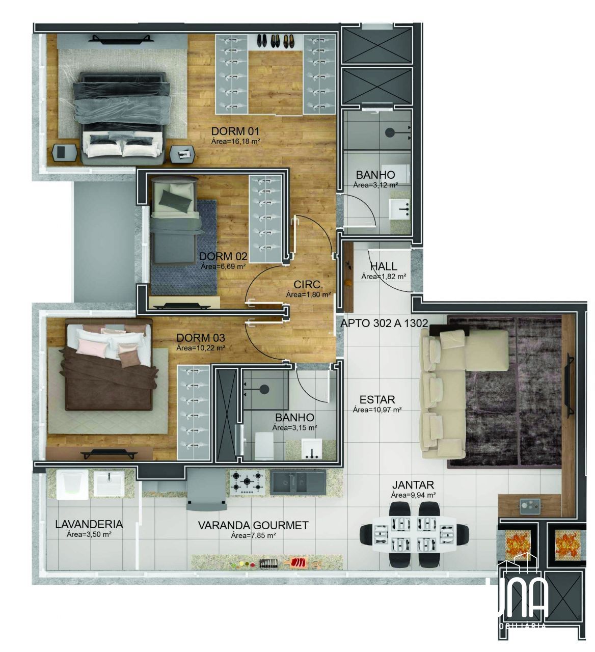 Apartamento, 3 quartos, 93 m² - Foto 13