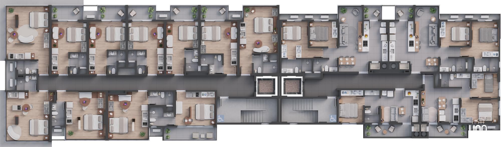Apartamento, 1 quarto, 26 m² - Foto 42