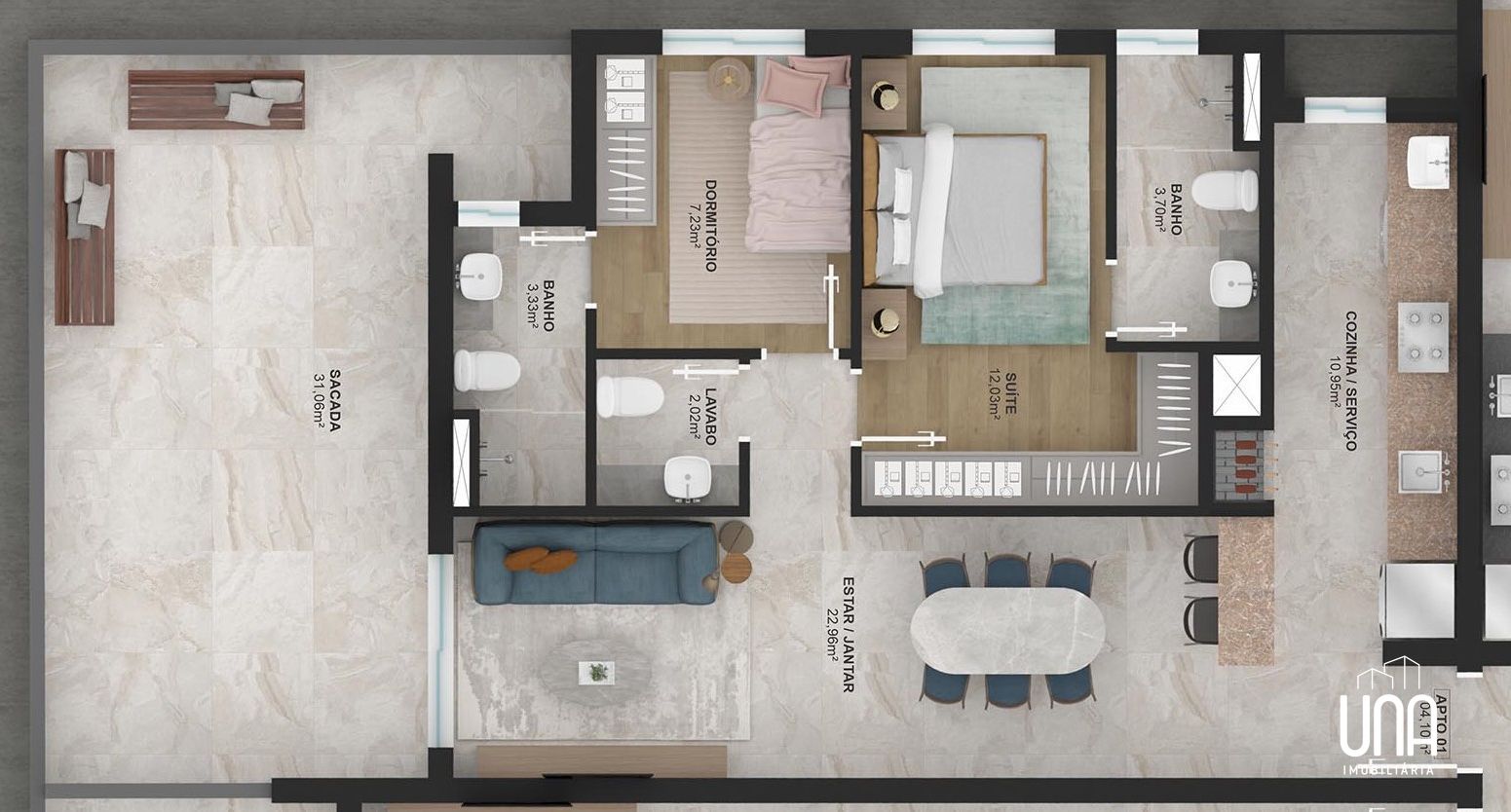 Apartamento, 2 quartos, 104 m² - Foto 4
