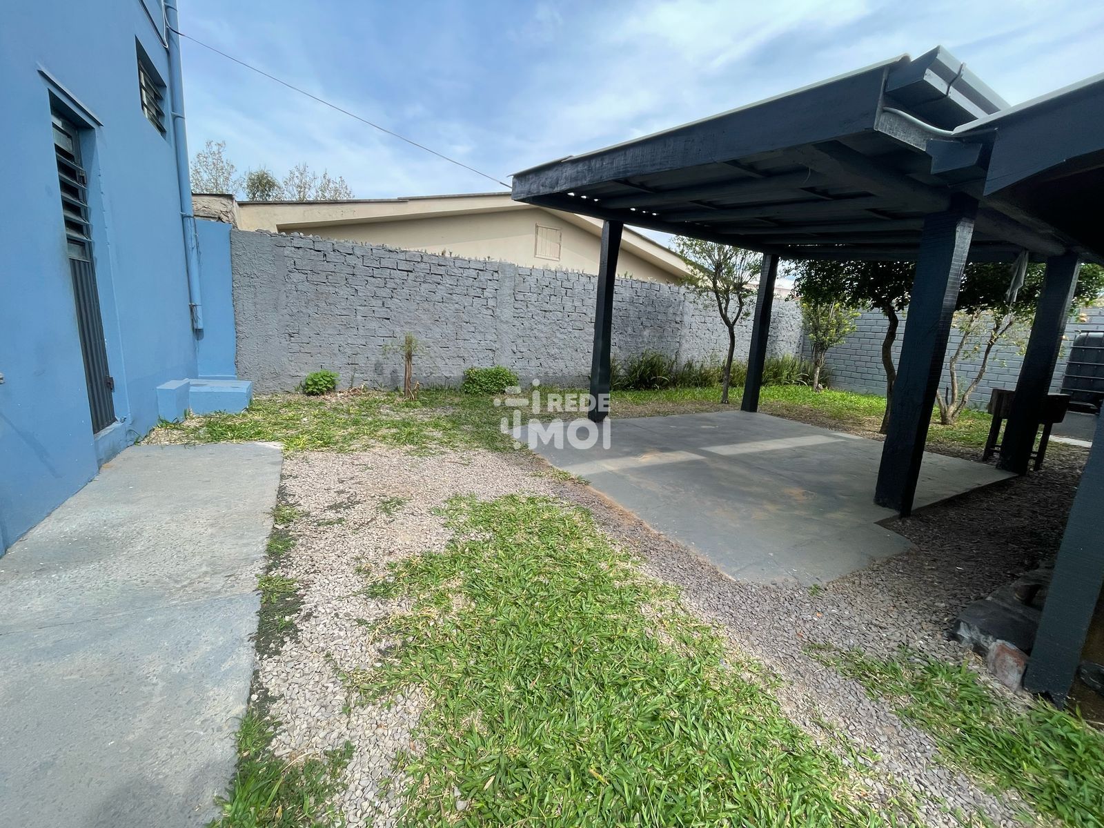 Garagem coberta