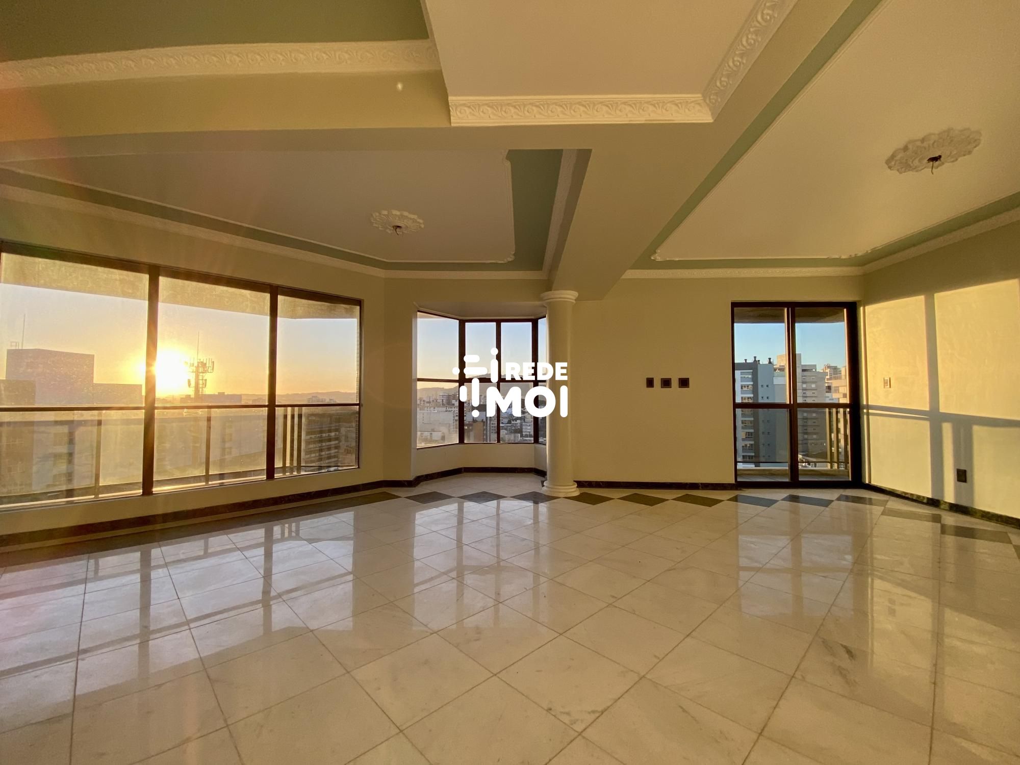 Sala com duas sacadas