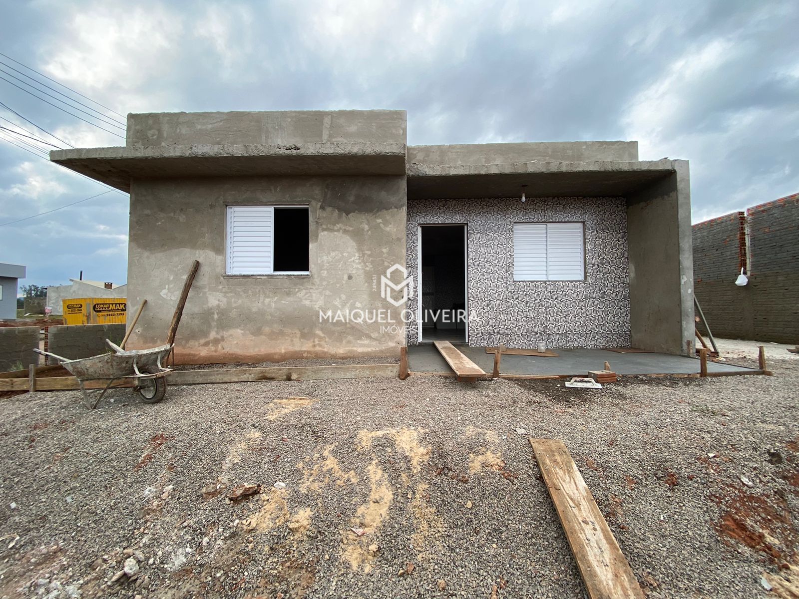 Casa em construção no Residencial Galapagos · Maiquel Oliveira Imóveis