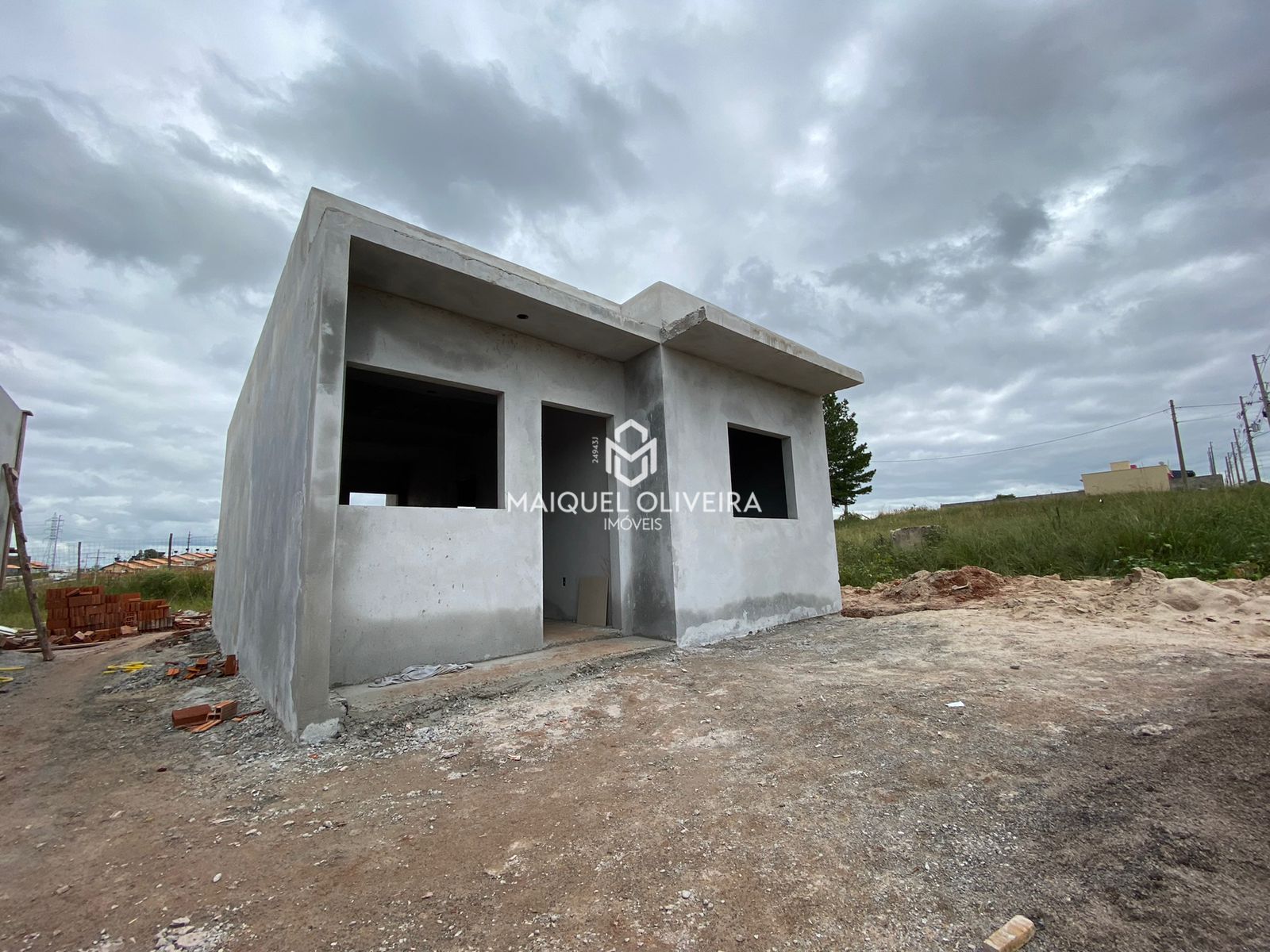 Casa em construção no Residencial Galapagos · Maiquel Oliveira Imóveis