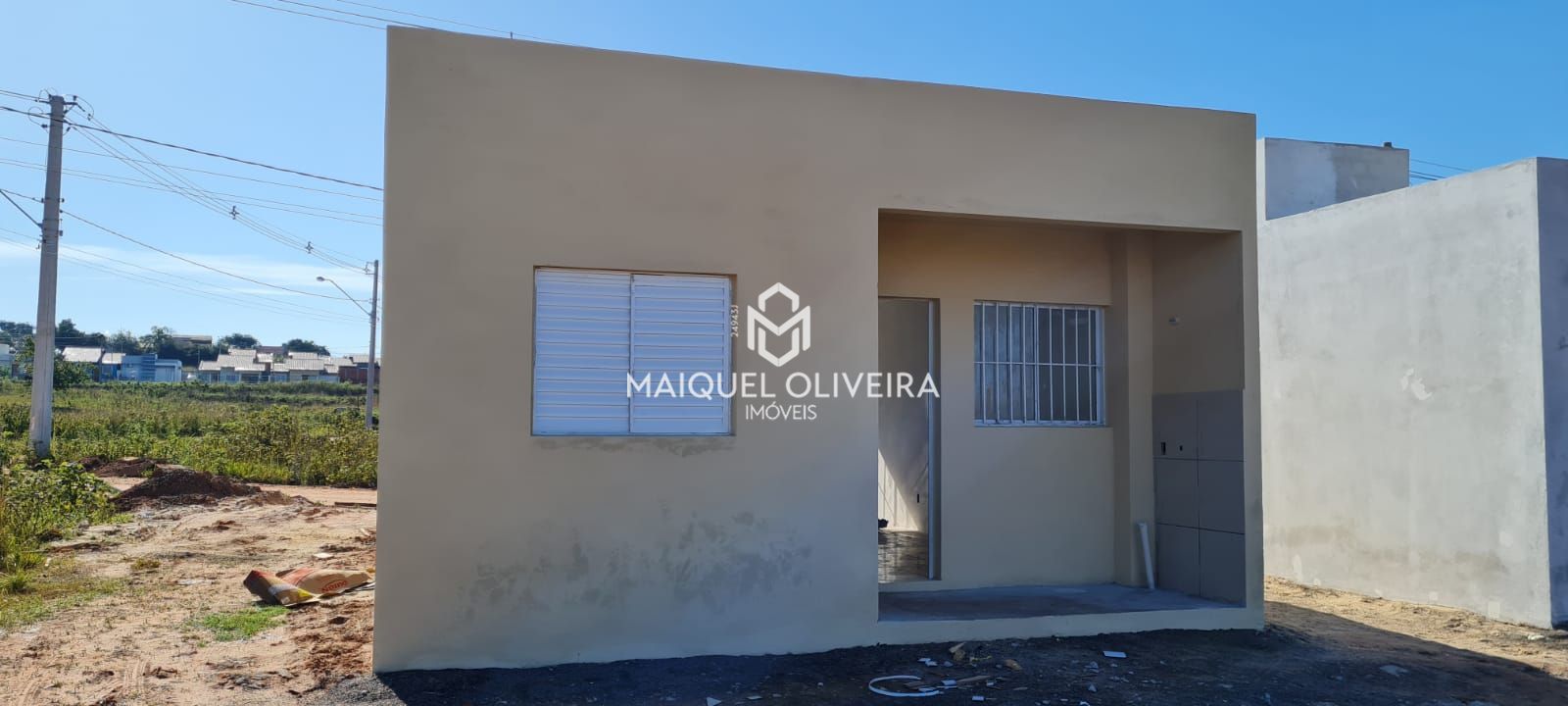 Casa em construção no Residencial Galapagos · Maiquel Oliveira Imóveis