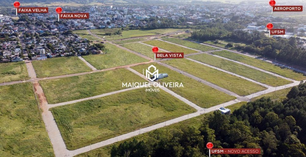 Lote 13m x 27m no Residencial Bela Vista em Camobi · Maiquel Oliveira  Imóveis