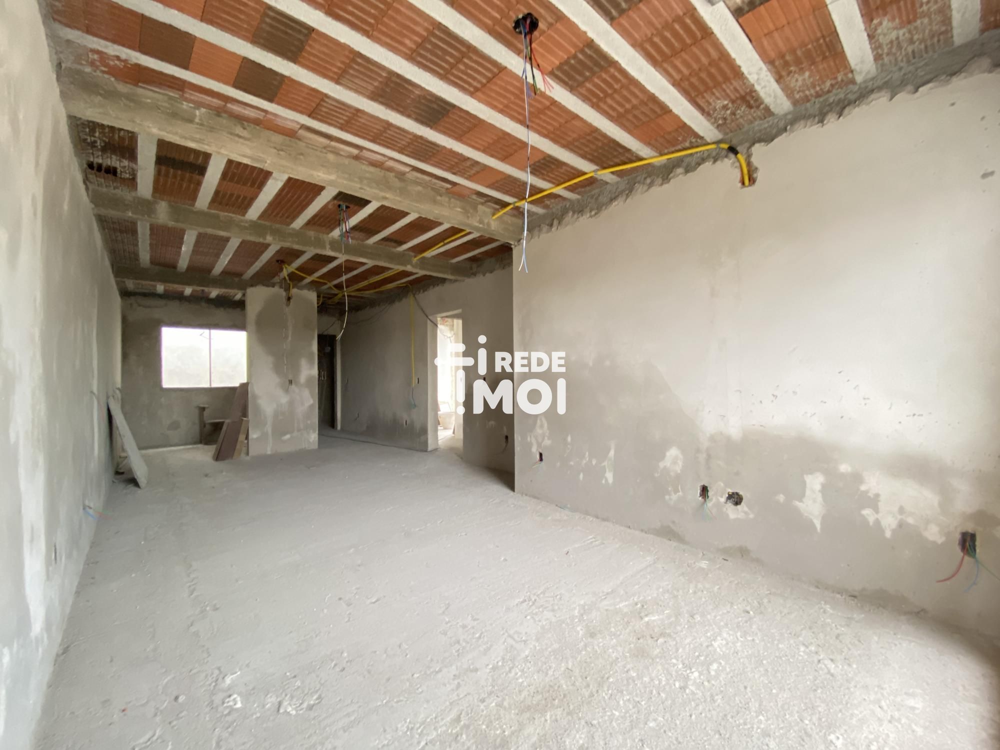 Sala de estar, jantar e cozinha
