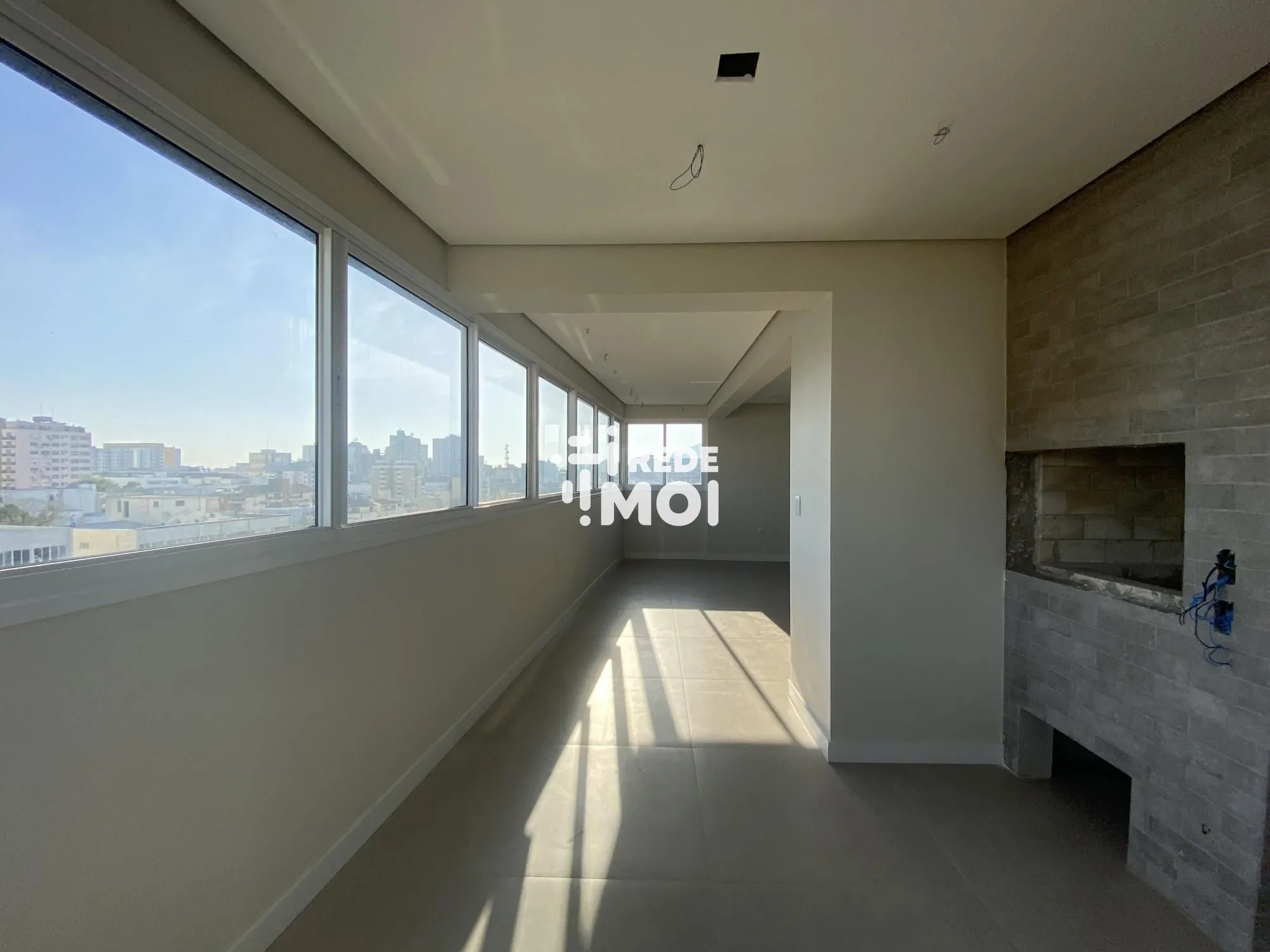 Living com espaço gourmet