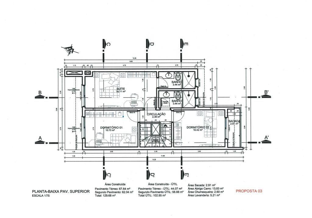 Casa à venda com 3 quartos, 129m² - Foto 3