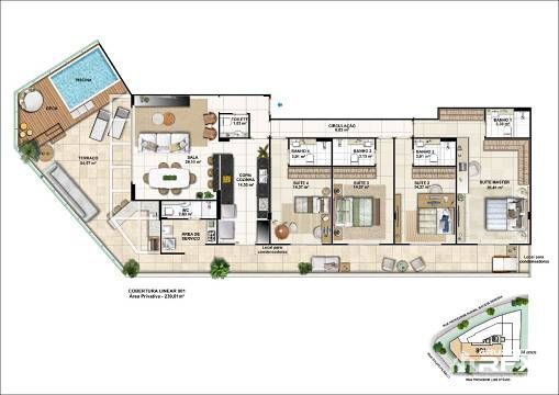 Apartamento 4 dormitórios à venda charitas niterói/rj