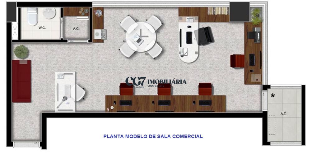 Conjunto Comercial-Sala à venda com 3 quartos, 39m² - Foto 8