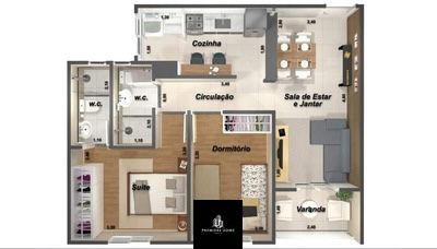 Apartamento à venda com 2 quartos, 50m² - Foto 4