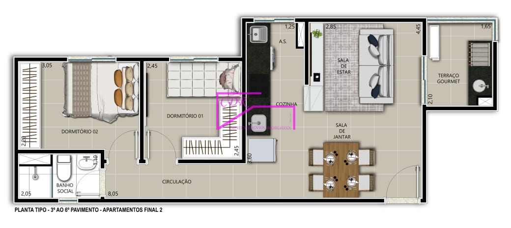 Apartamento à venda com 2 quartos, 39m² - Foto 23