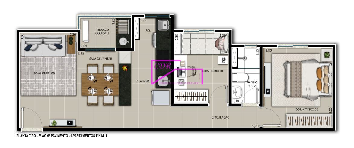 Apartamento à venda com 2 quartos, 39m² - Foto 24