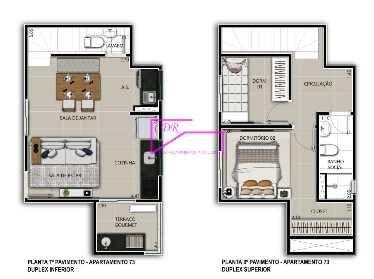 Apartamento à venda com 2 quartos, 39m² - Foto 28