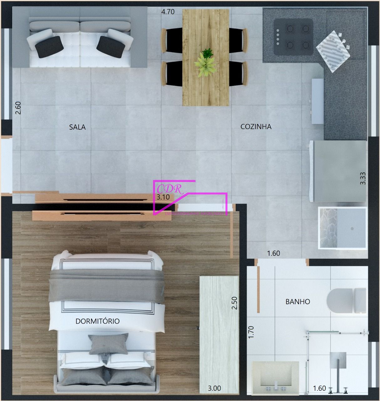 Apartamento, 2 quartos, 26 m² - Foto 18