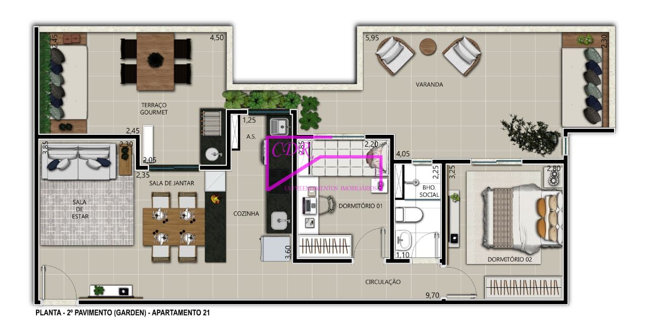 Apartamento à venda com 2 quartos, 39m² - Foto 26