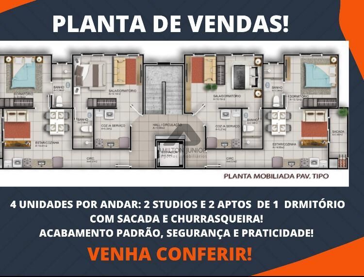 Apartamento à venda com 1 quarto, 43m² - Foto 6