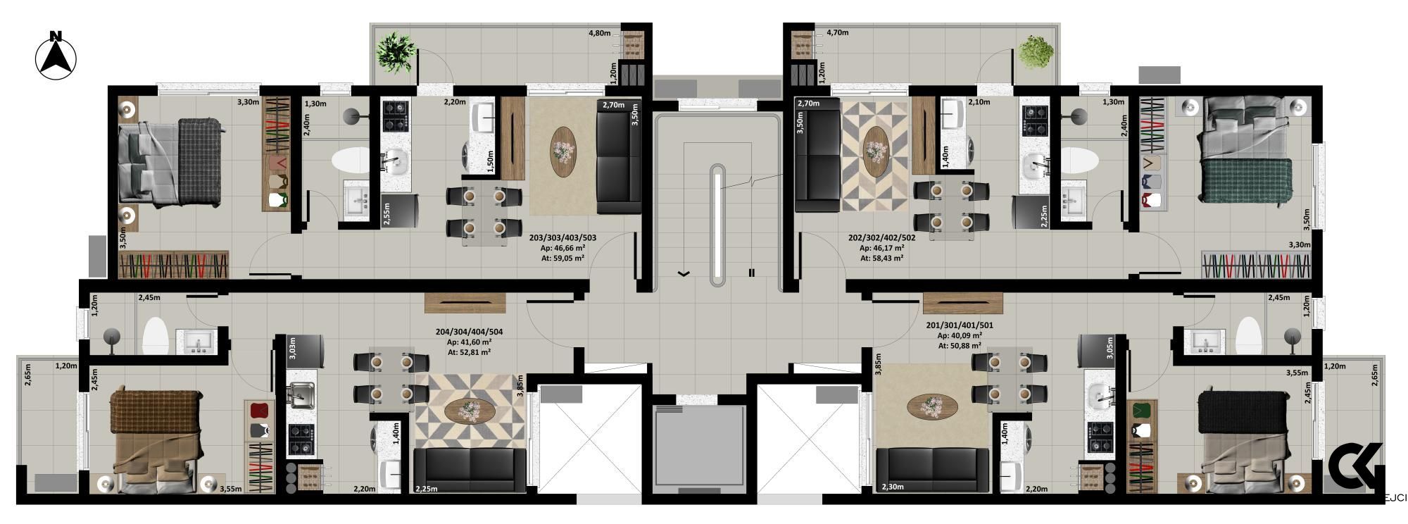 Apartamento à venda com 1 quarto, 40m² - Foto 4