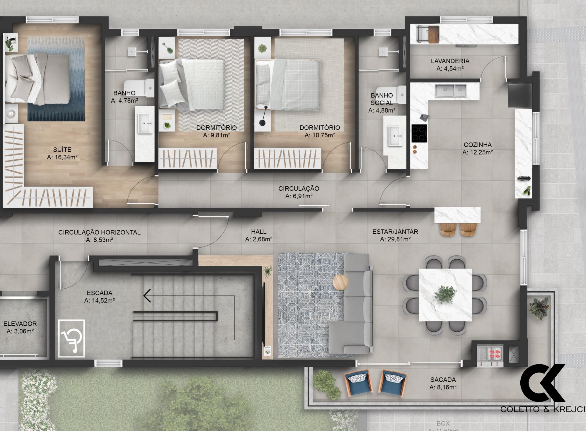 Apartamento à venda com 3 quartos, 126m² - Foto 13