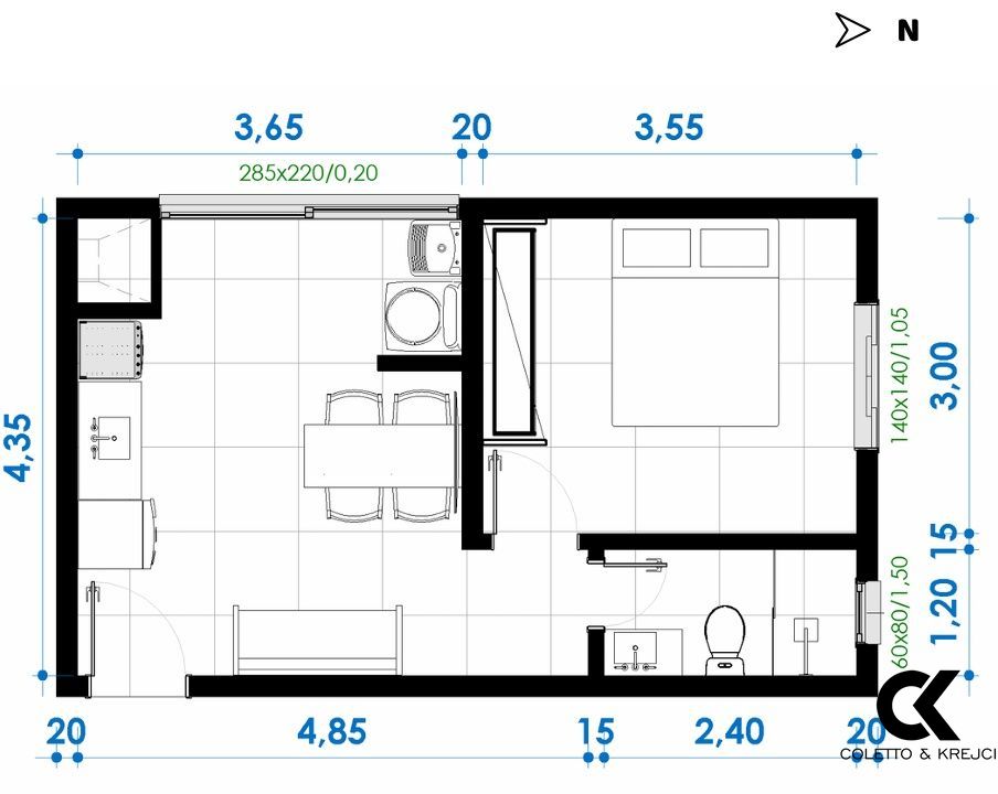 Apartamento, 1 quarto, 37 m² - Foto 11