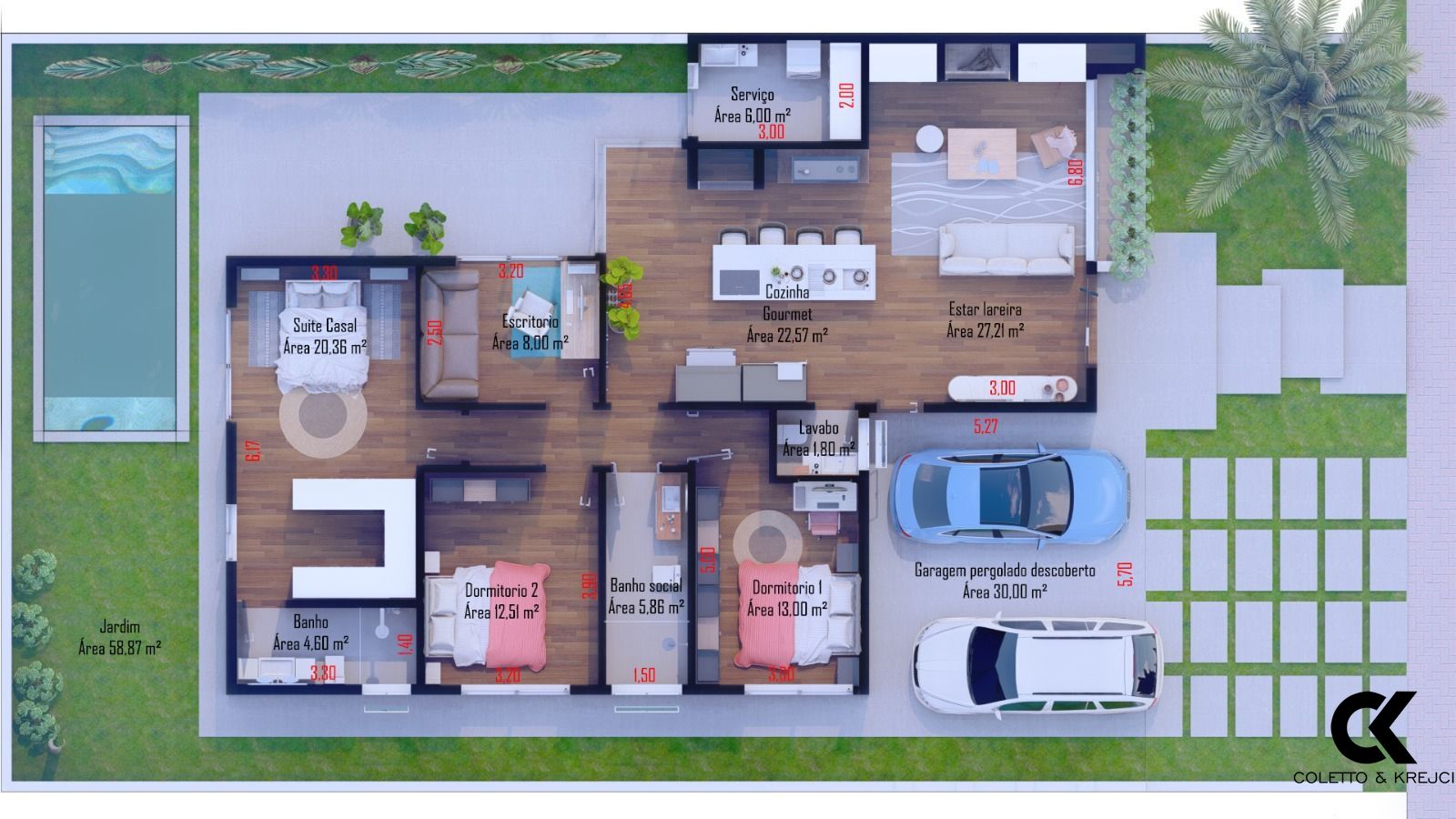 Casa de Condomínio à venda com 3 quartos, 180m² - Foto 8