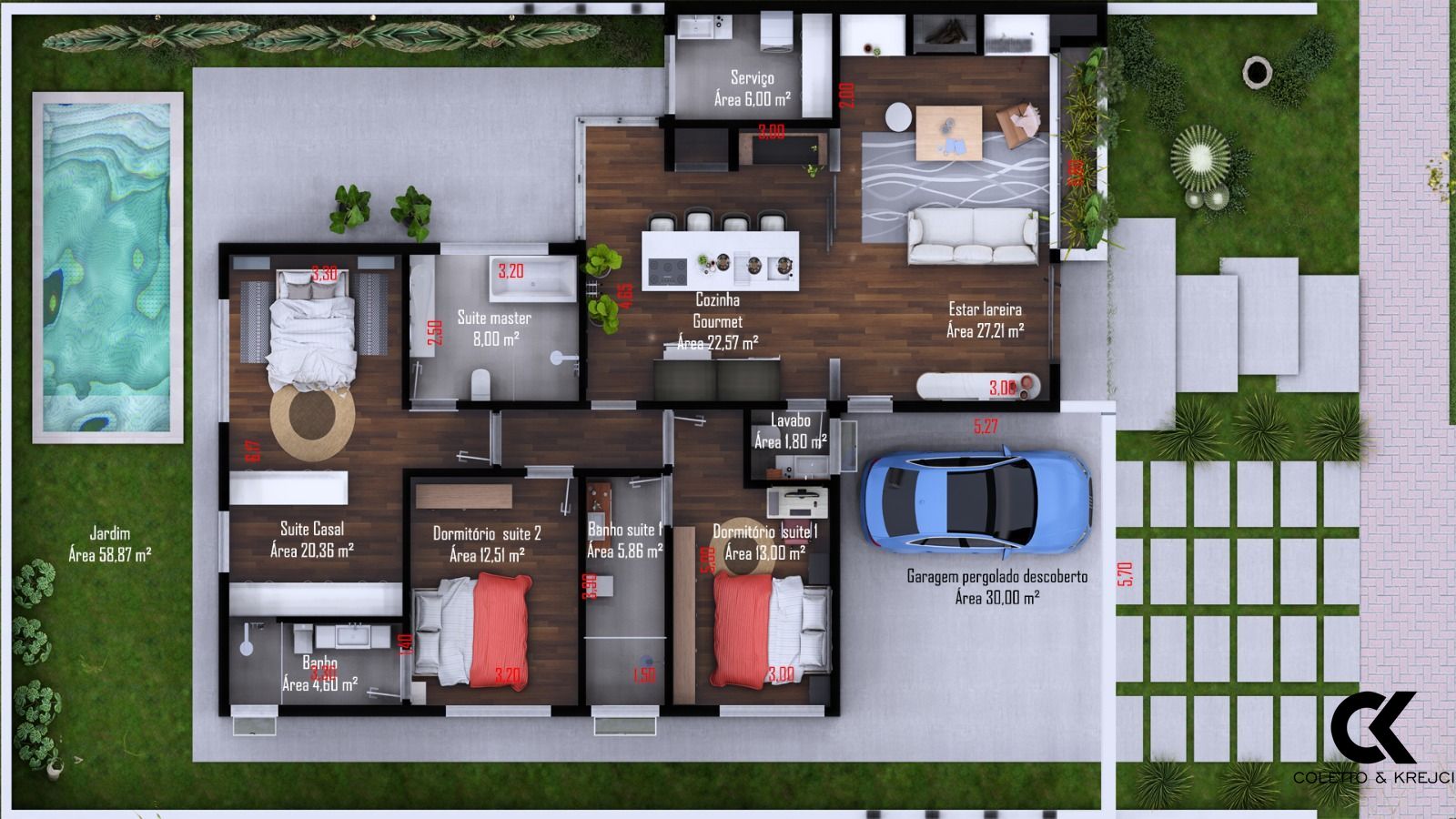 Casa de Condomínio à venda com 3 quartos, 180m² - Foto 7