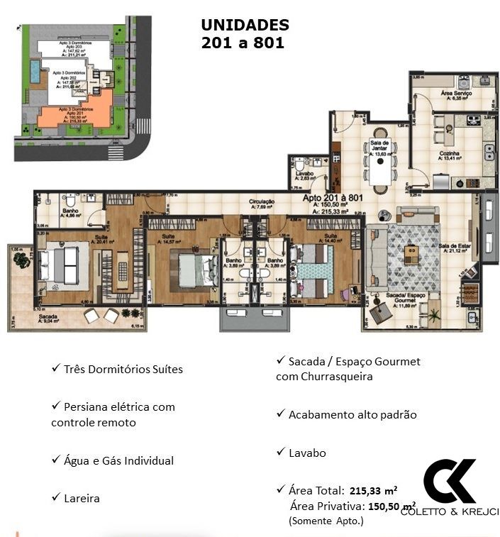 Apartamento, 3 quartos, 150 m² - Foto 4