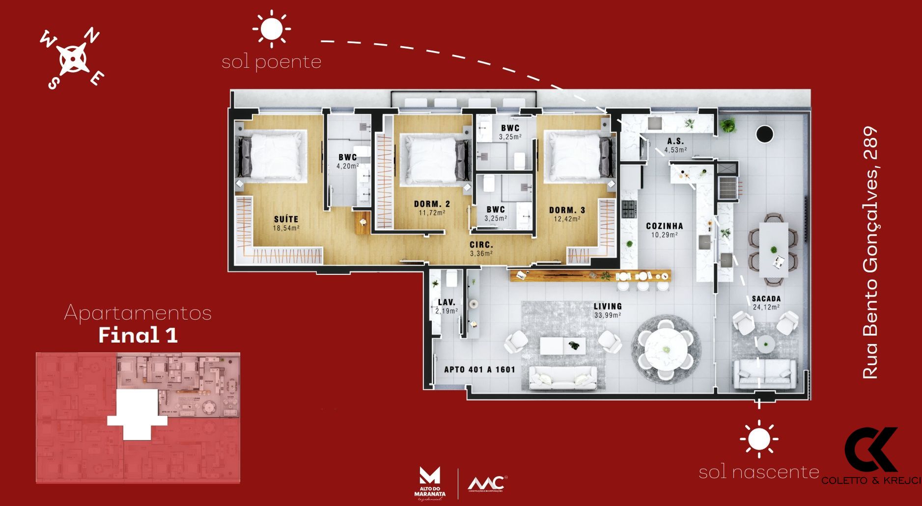 Apartamento à venda com 3 quartos, 152m² - Foto 13