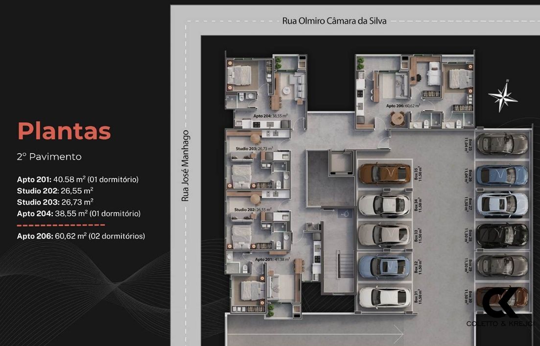 Apartamento, 2 quartos, 60 m² - Foto 4