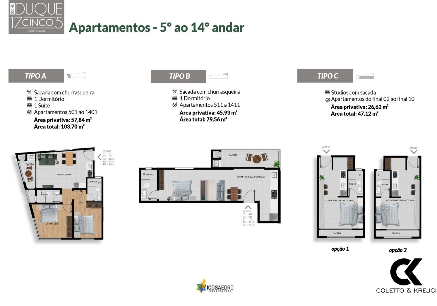 Apartamento, 45 m² - Foto 8