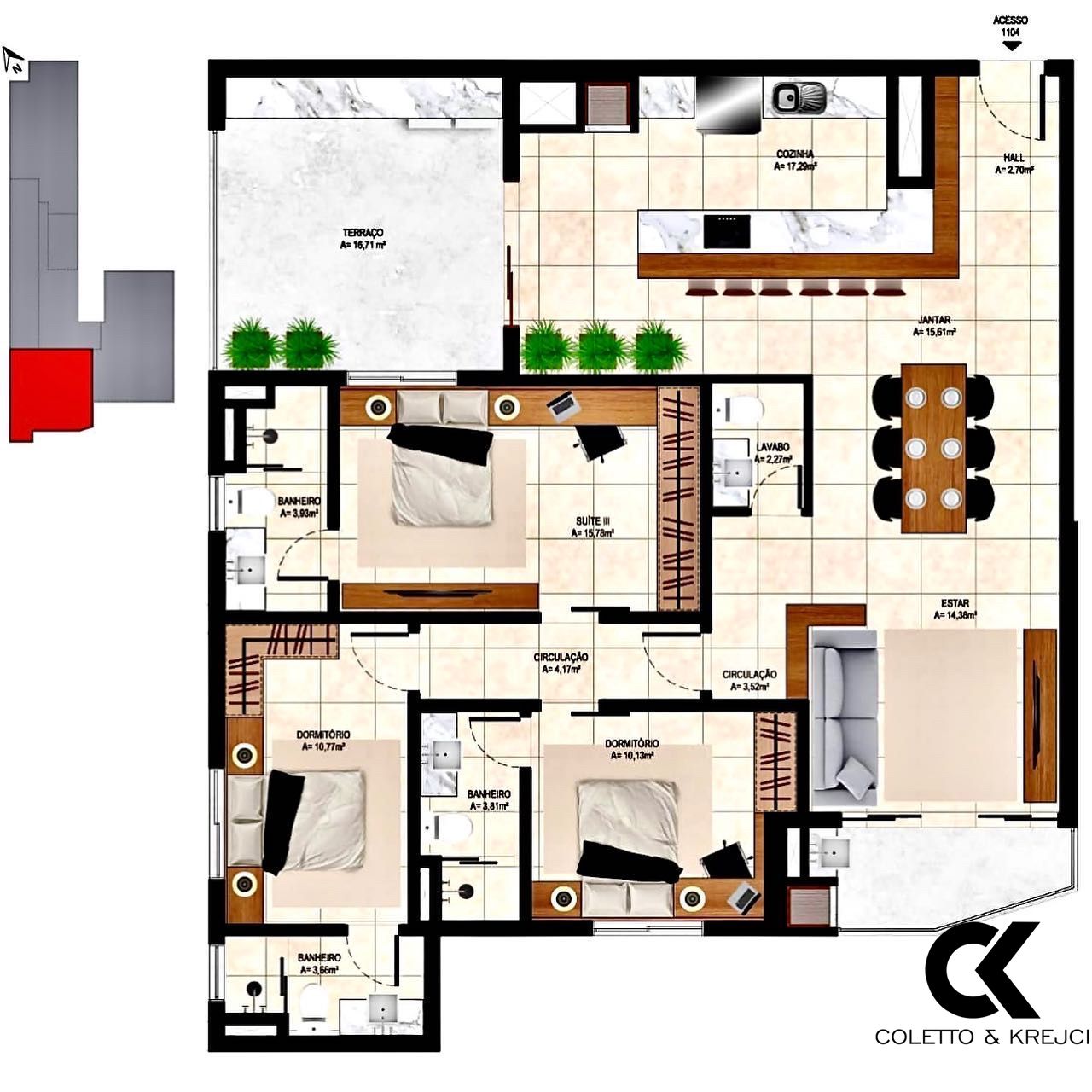 Cobertura à venda com 3 quartos, 132m² - Foto 1