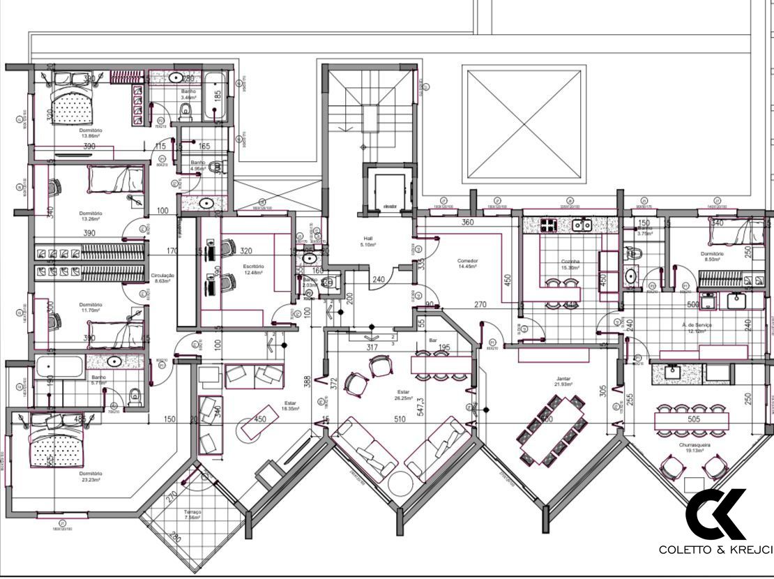 Apartamento à venda com 4 quartos, 303m² - Foto 41