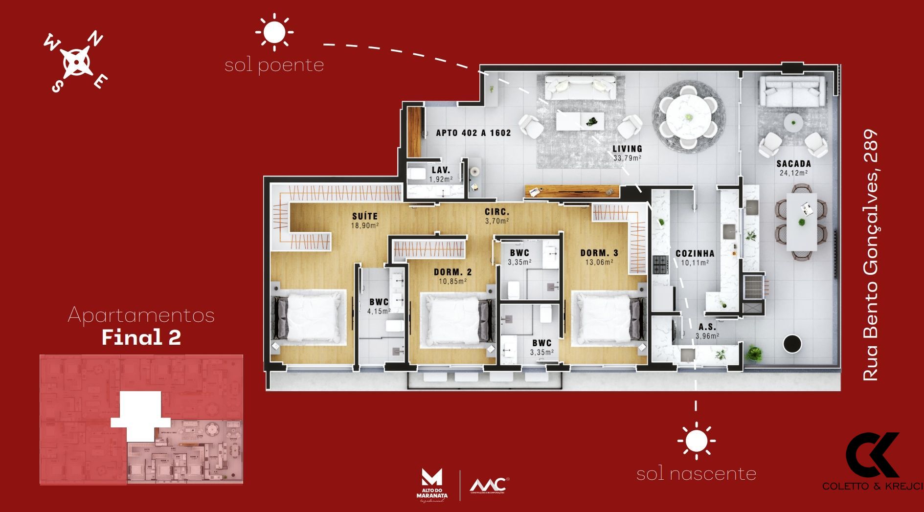 Apartamento à venda com 3 quartos, 152m² - Foto 13