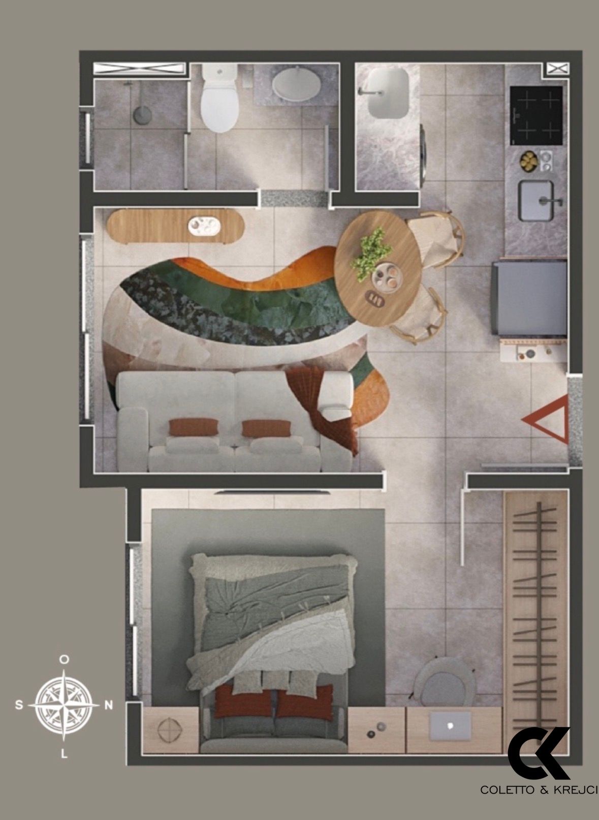 Apartamento, 1 quarto, 36 m² - Foto 4