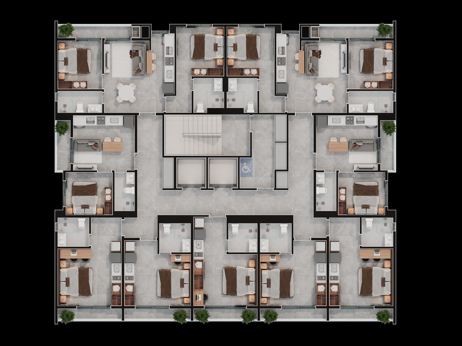 Apartamento, 1 quarto, 16 m² - Foto 2