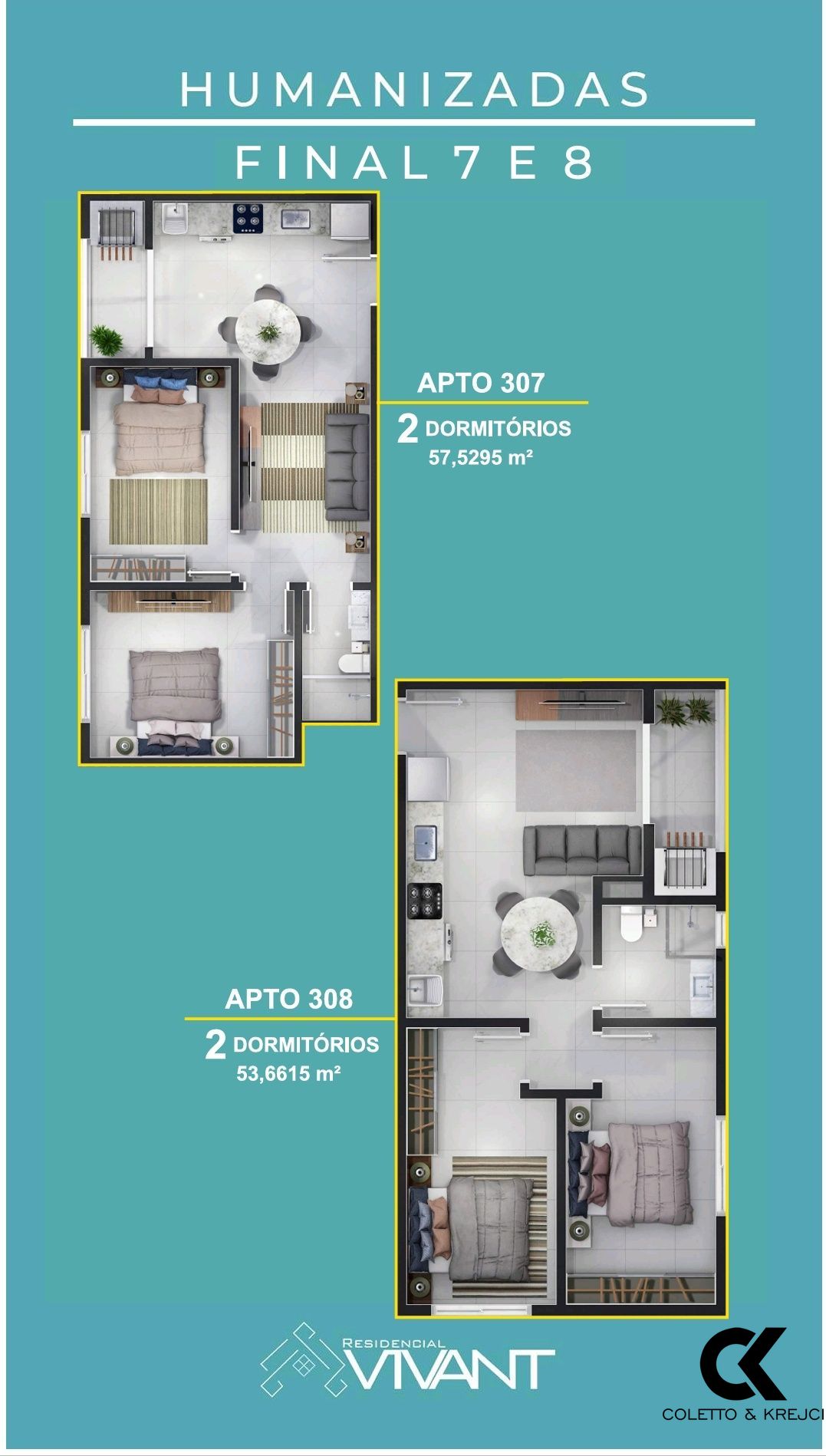 Apartamento à venda com 2 quartos, 68m² - Foto 7