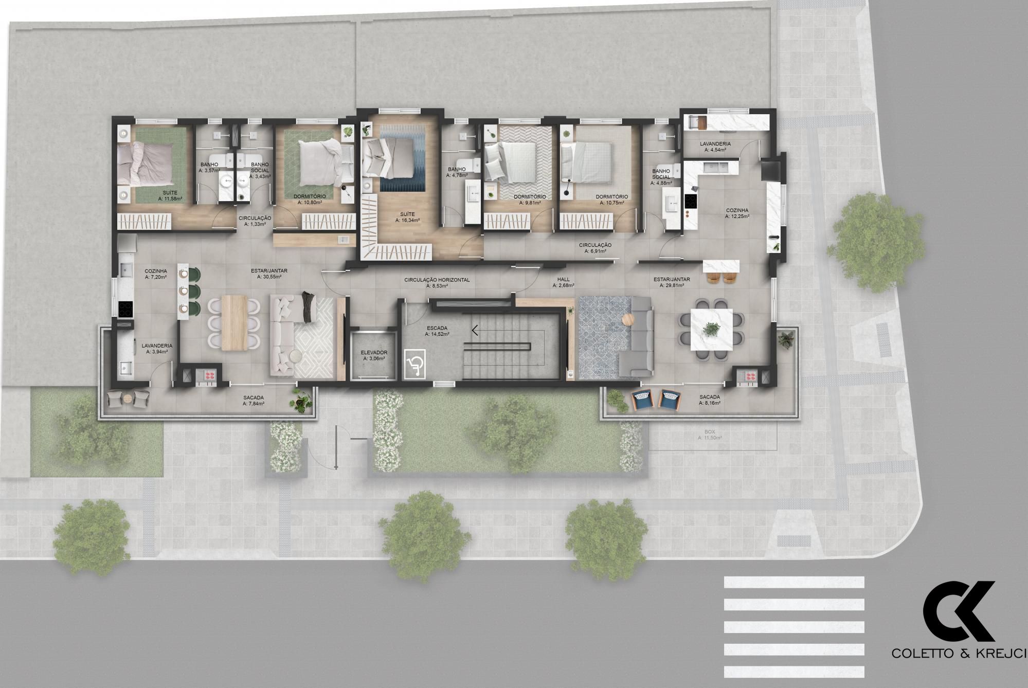 Apartamento à venda com 3 quartos, 126m² - Foto 15